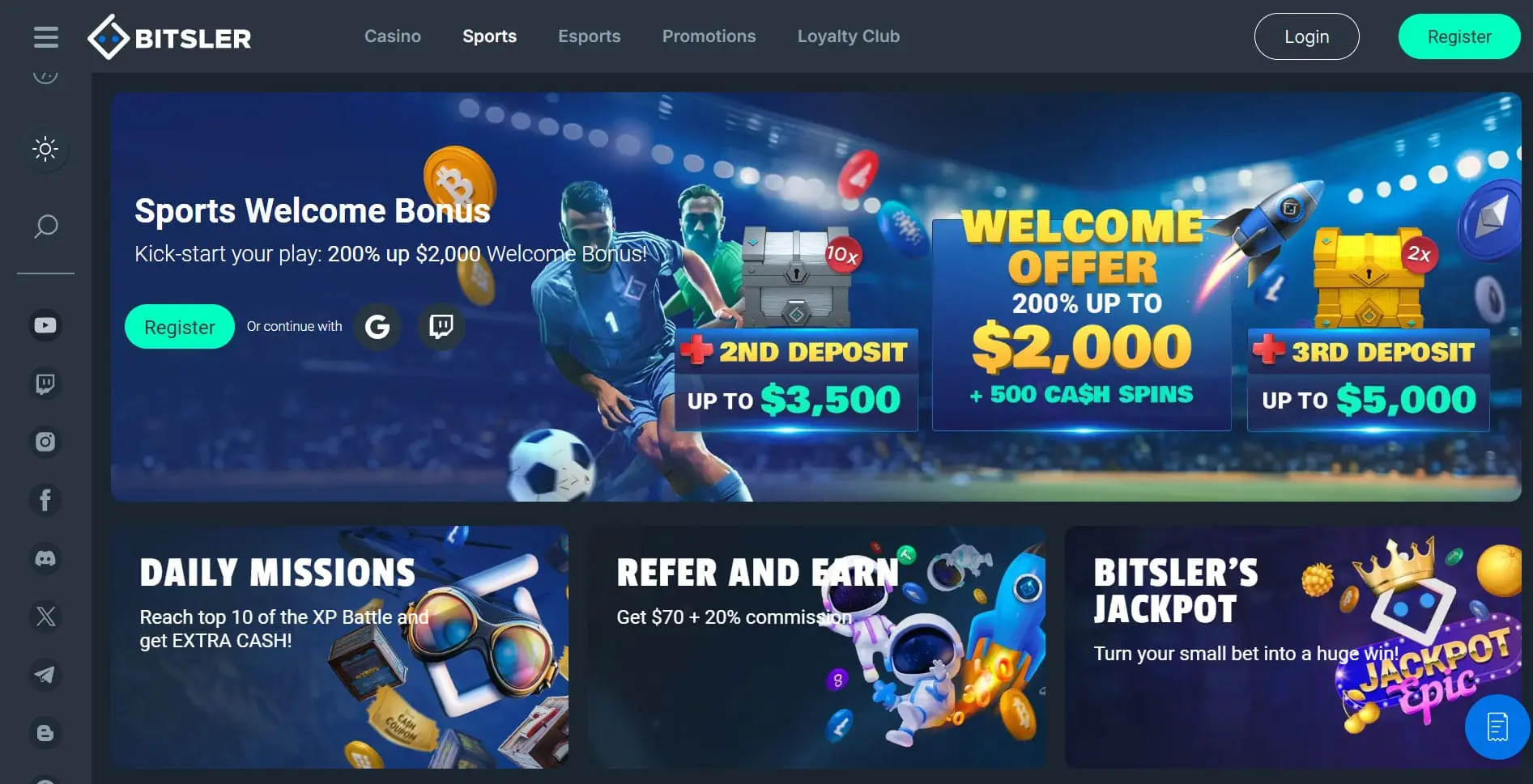 Bitsler sportsbook review