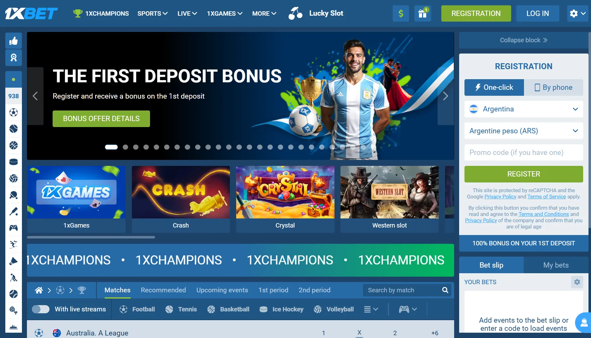 1xBet bookmaker review