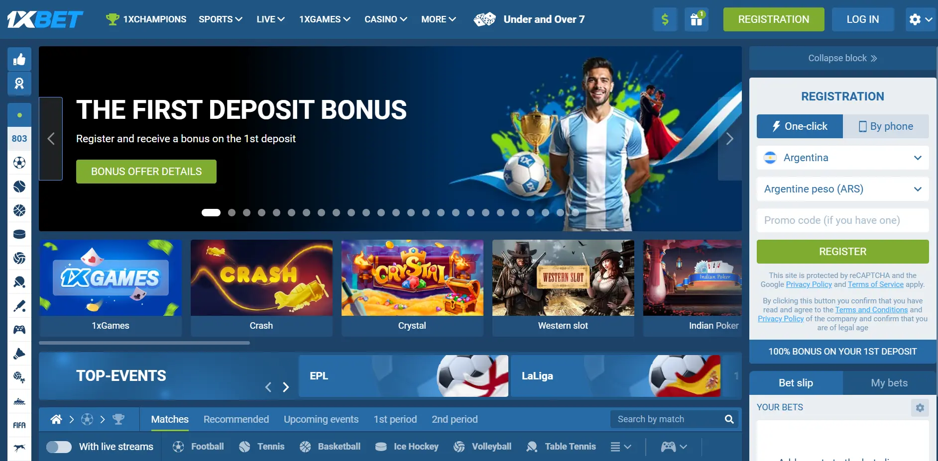 1xBet bookmaker review