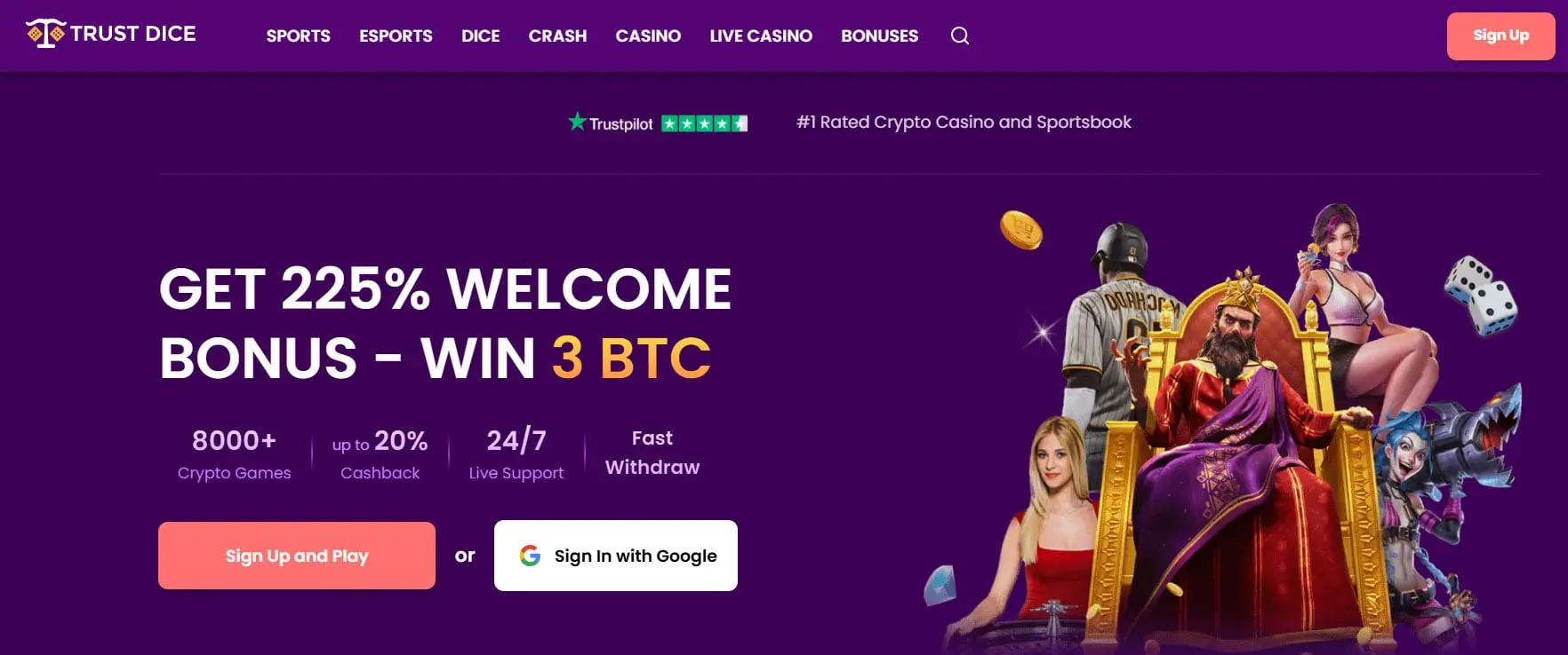 TrustDice Bookmaker Review