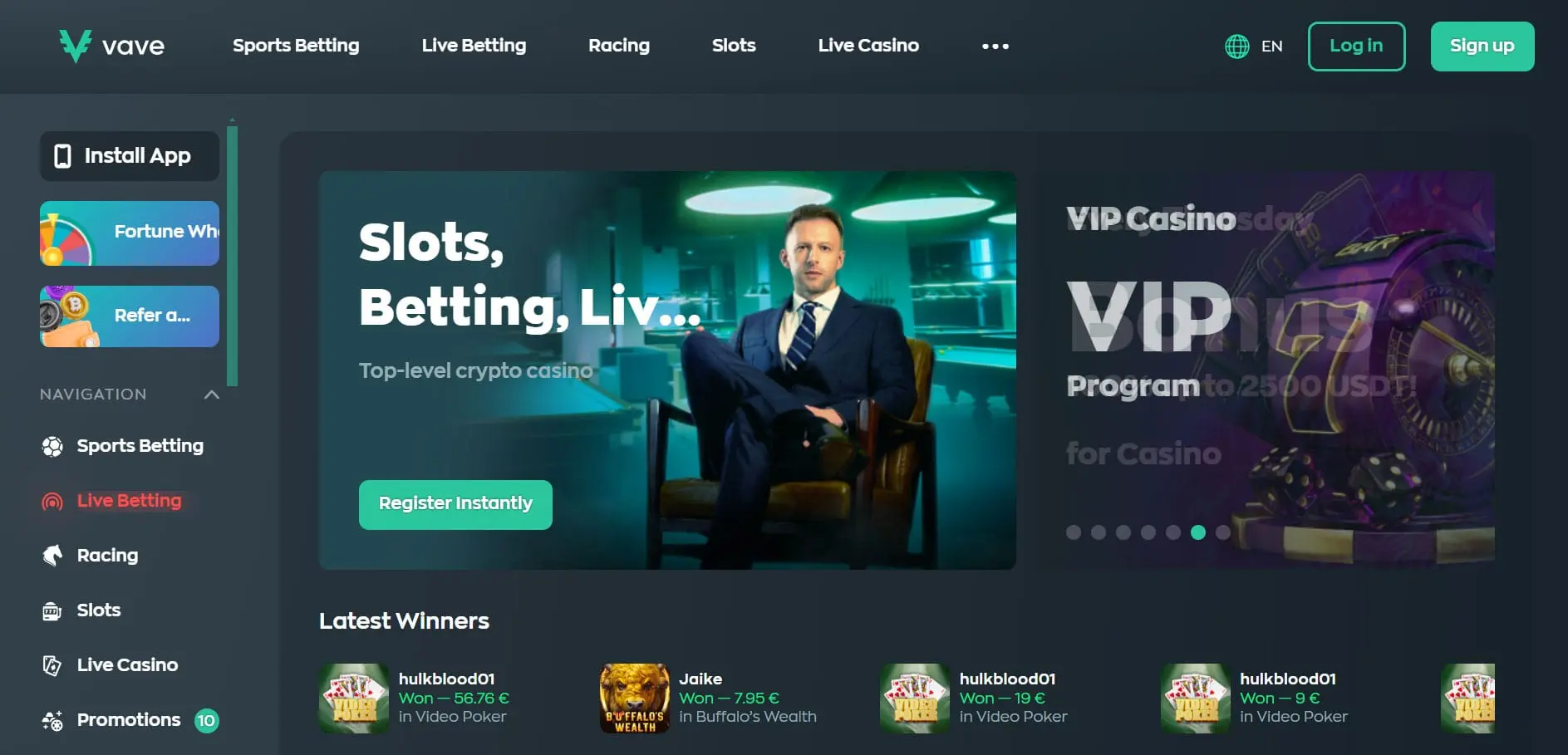 Vave Bookmaker Review